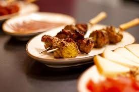 Pintxos morunos a la brasa
